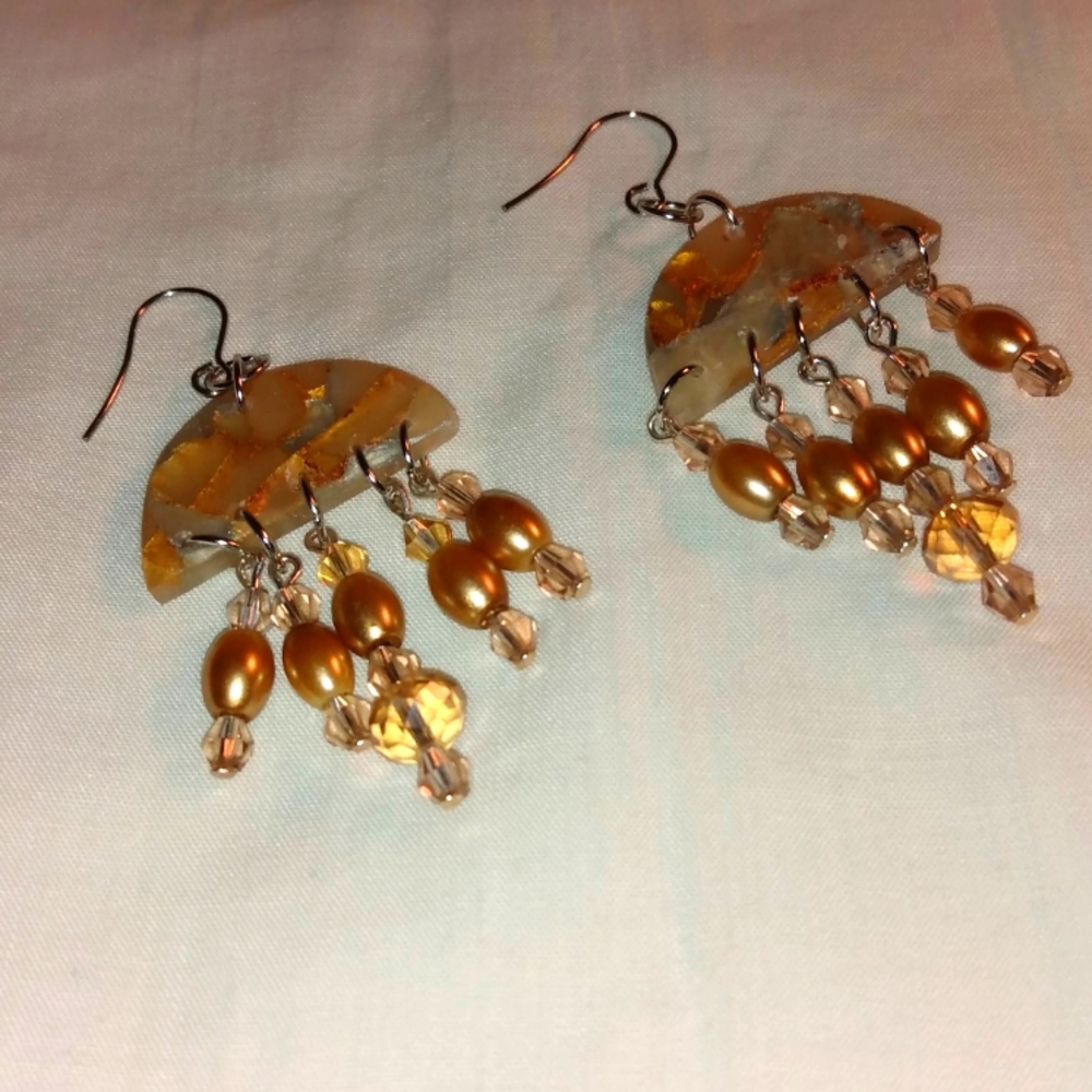 Handmade earrings. E85